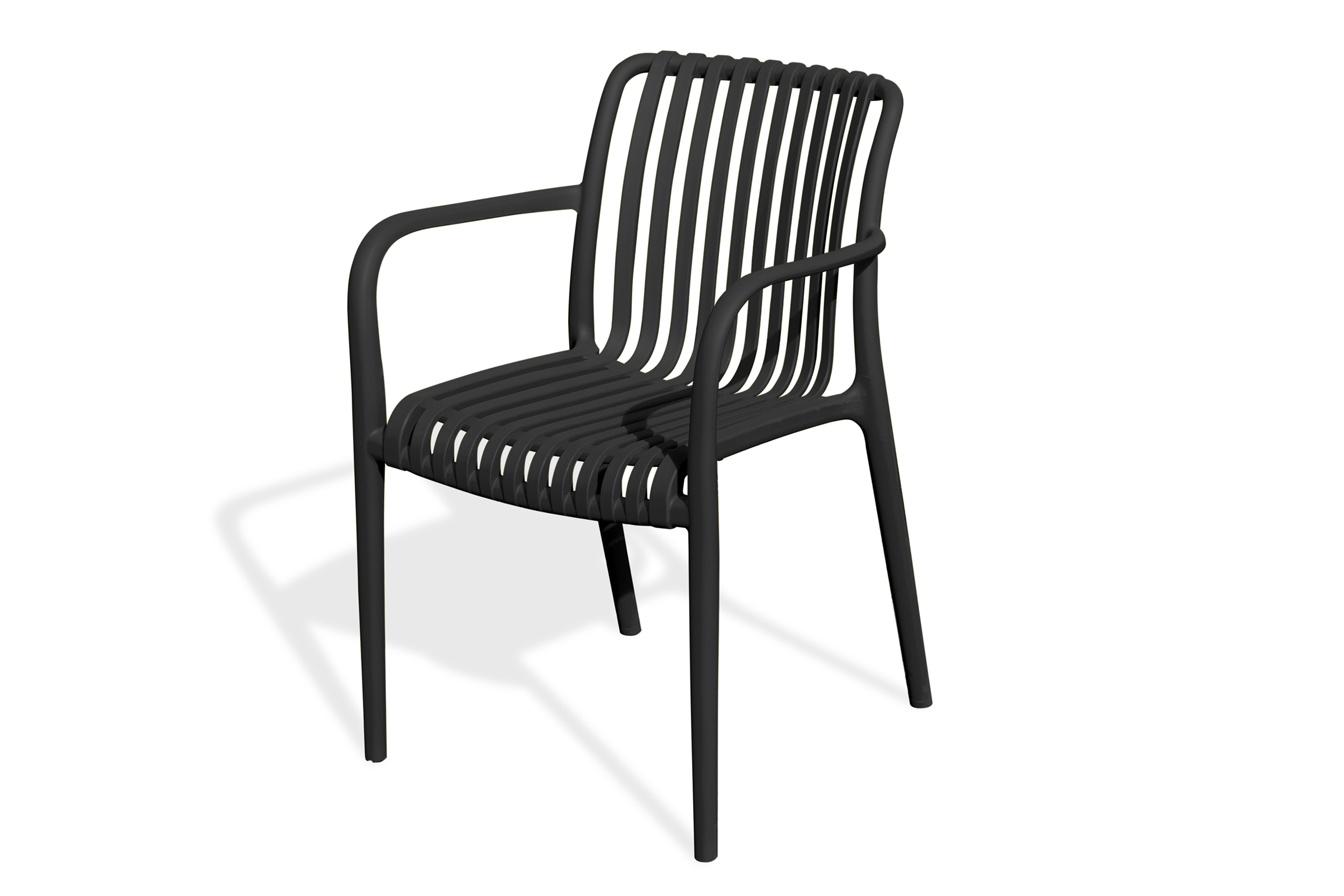 Fauteuil de jardin empilable en Polypropylène TIAGO, DCB GARDEN