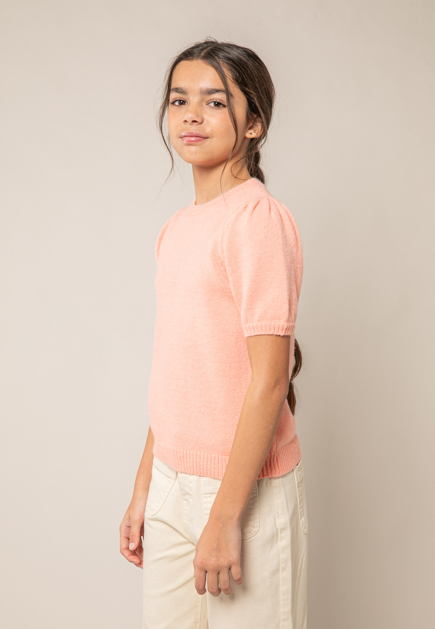 Pull fille en maille douce NEVALIA, DEELUXE