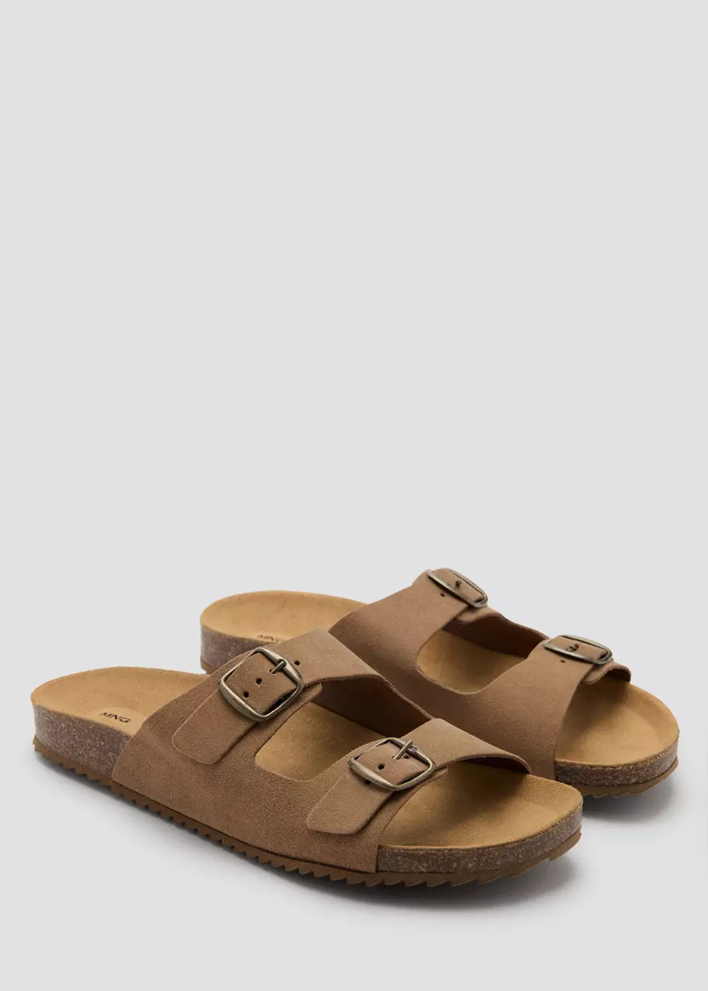 Sandales boucles cuir, MANGO TEEN