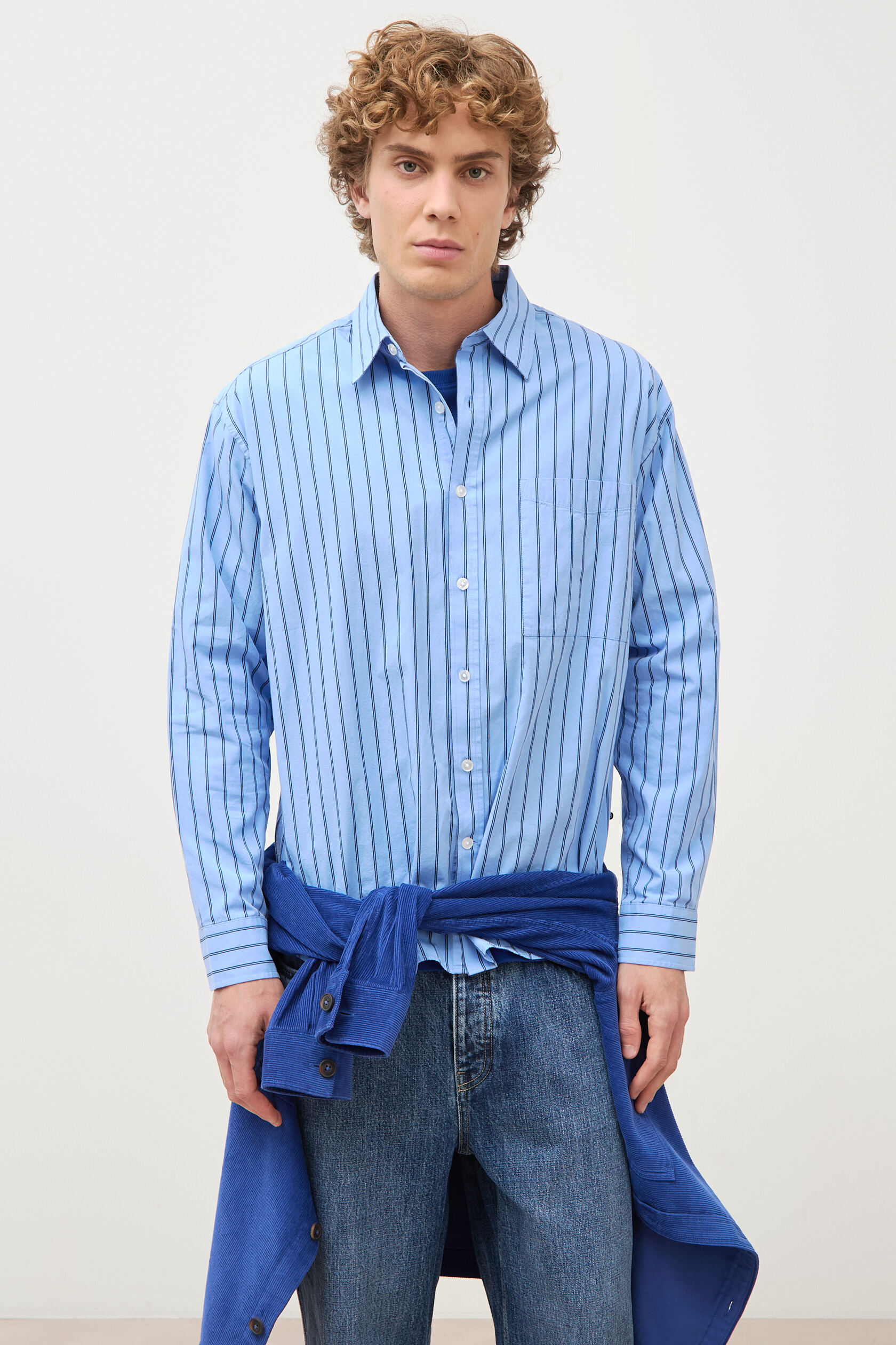 Chemise boyfriend en coton, BONOBO