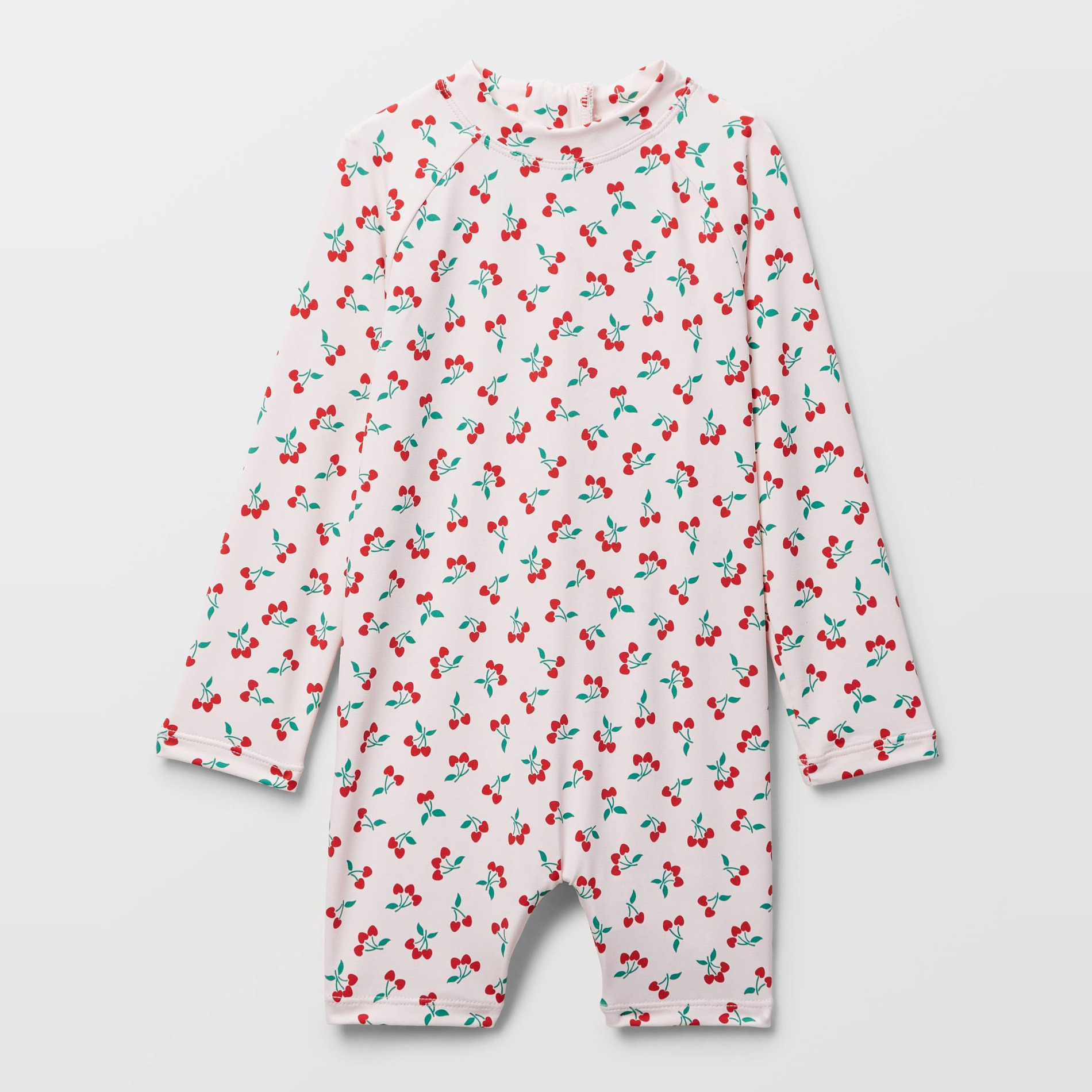 Maillot de bain combinaison manches longues imprimé, BOUT'CHOU