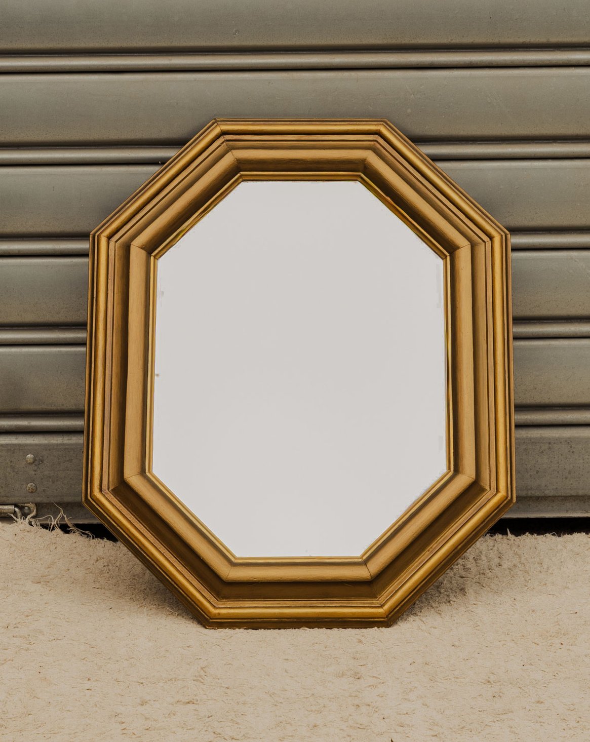 Miroir biseauté en bois doré Georges N°1366 - Bon état, DEBONGOUT