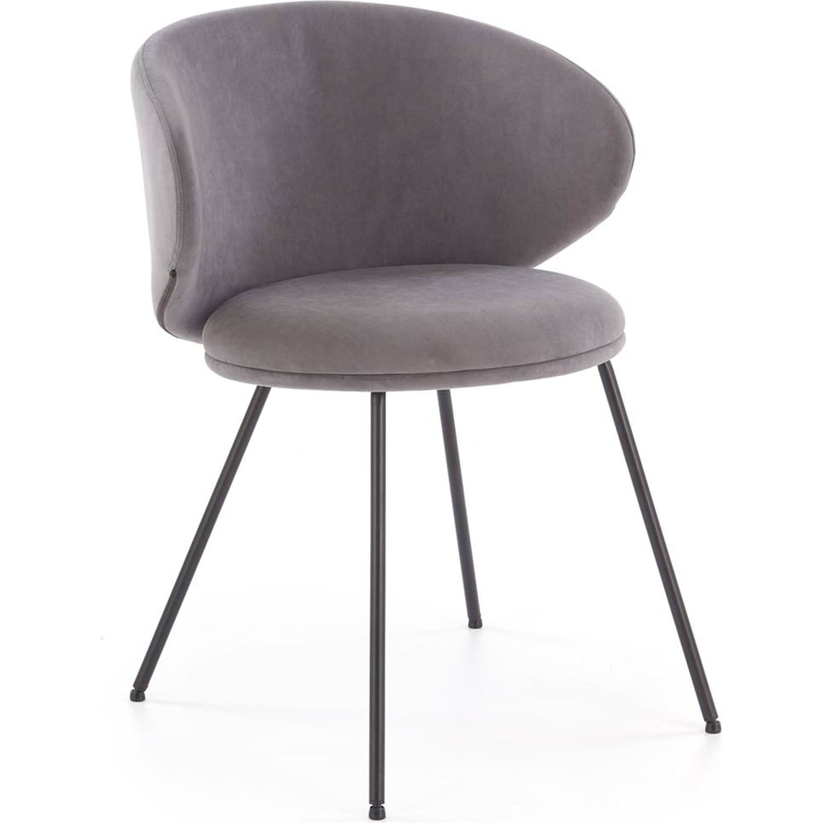Chaise tapissée en velours collection GRIVON, RECOLLECTION