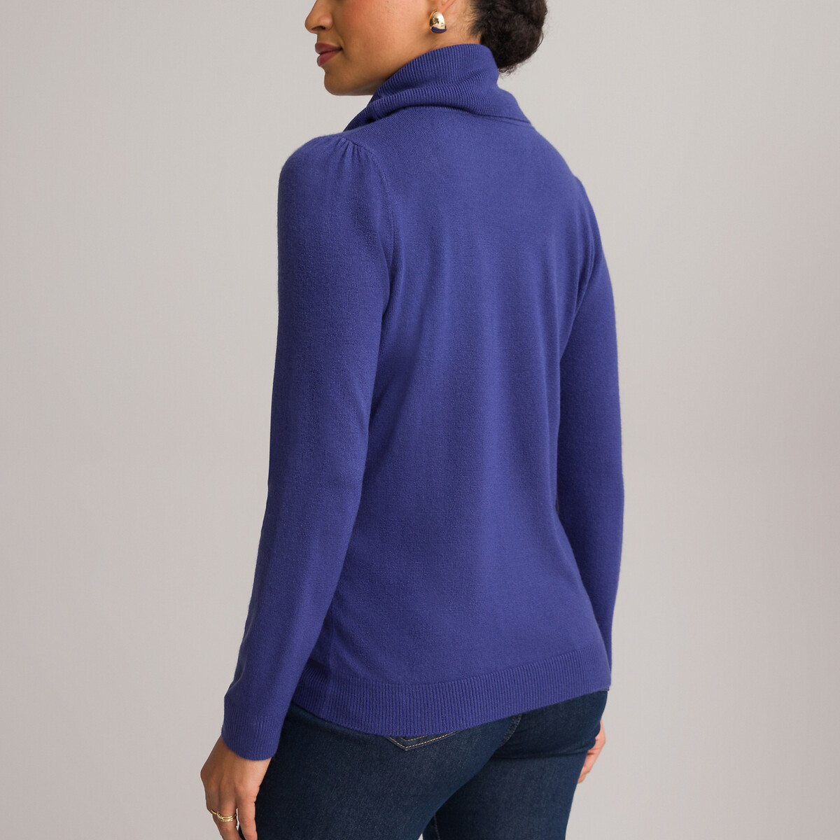 Fine knit jumper/sweater with cowl neck Anne Weyburn | La Redoute