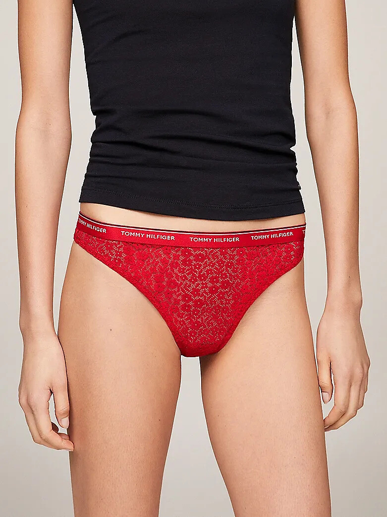 string taille 38/40 NOIR et fines rayures blanches H&Nathalie
