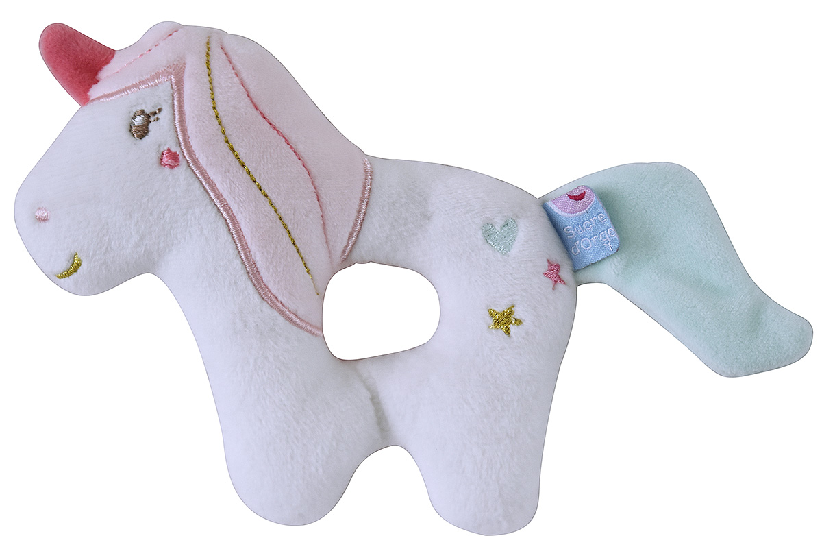 Petit hochet licorne, SUCRE D'ORGE