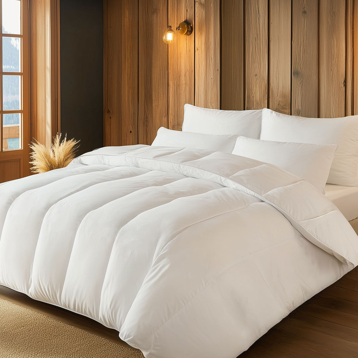 Couette en microfibre - Chaude - 400 g/m² COURCHEVEL, SENSEI MAISON