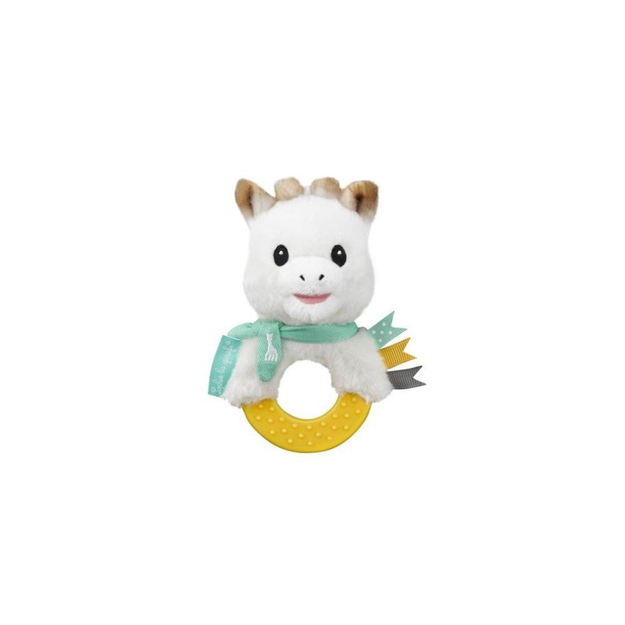 Hochet peluche à mordiller, VULLI