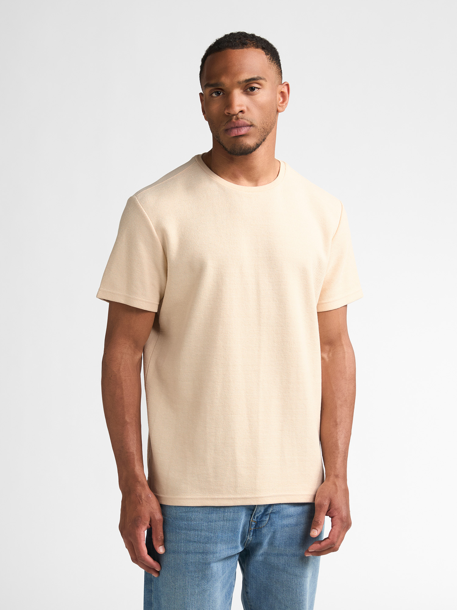 T-shirt en coton, coupe droite owens, PETROL INDUSTRIES