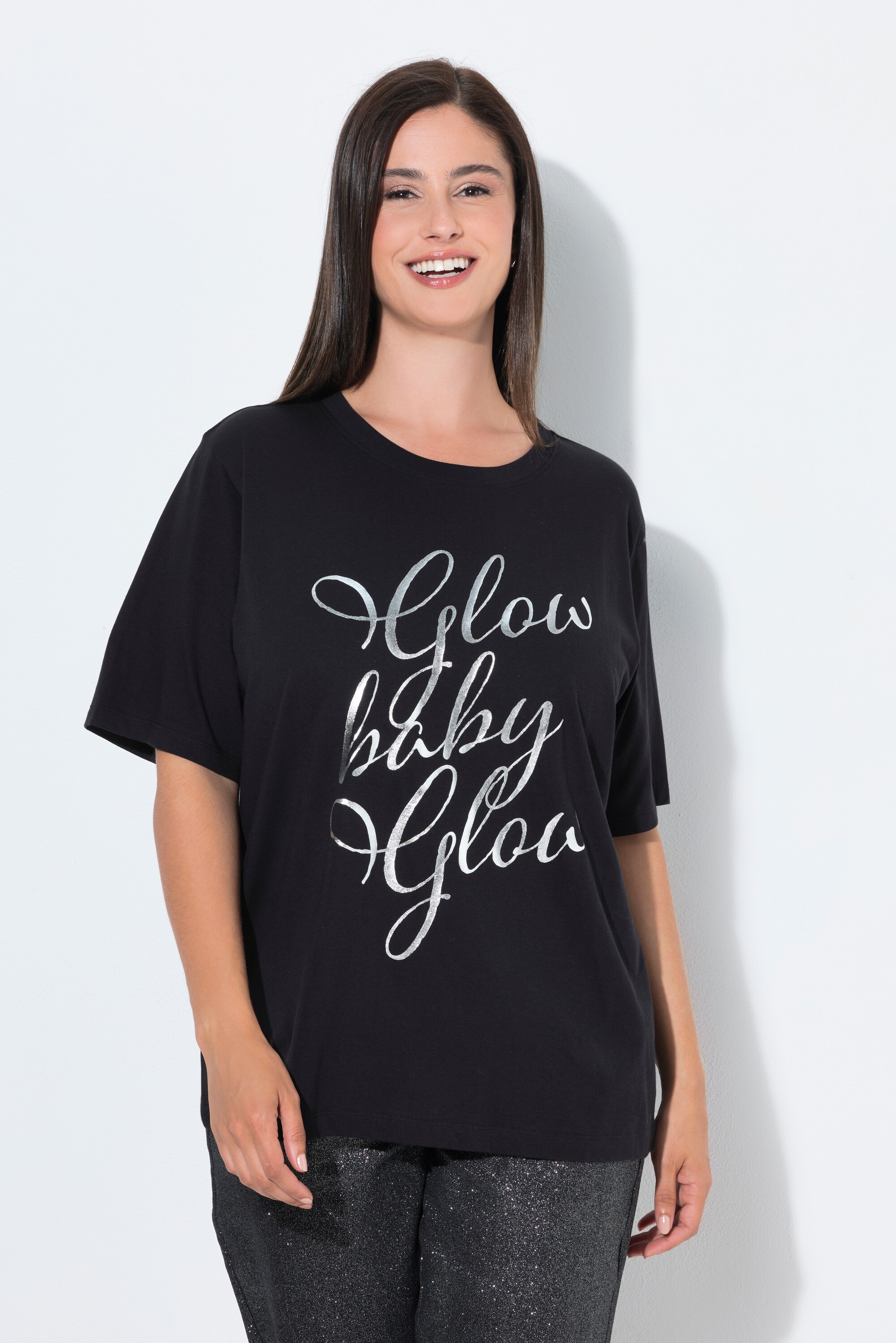 T-shirt avec message en lettres, ULLA POPKEN