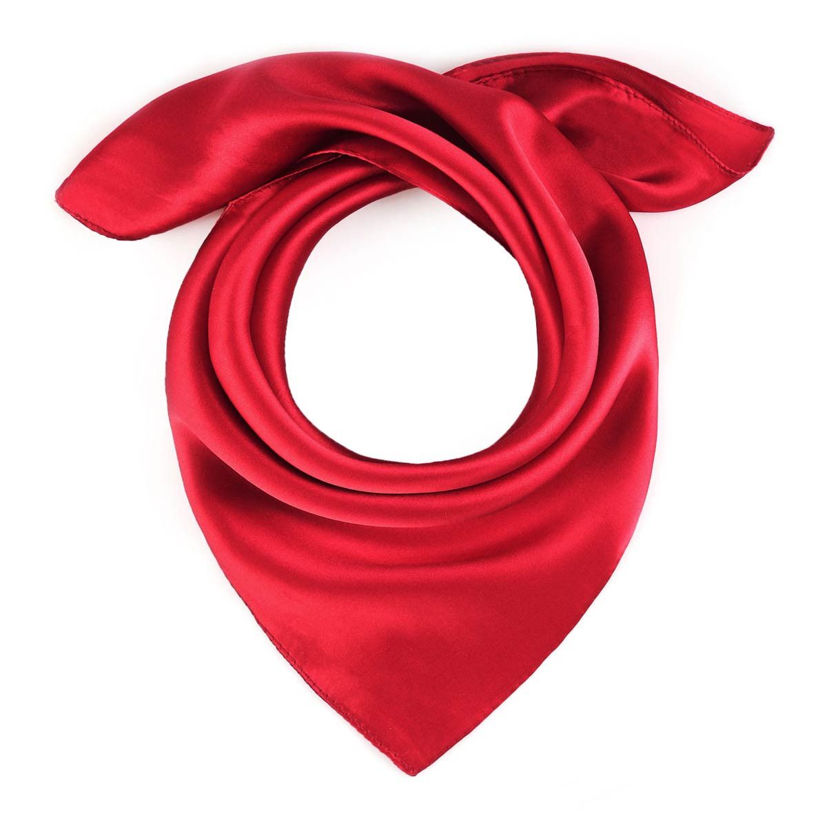 Foulard rouge uni femme La Redoute