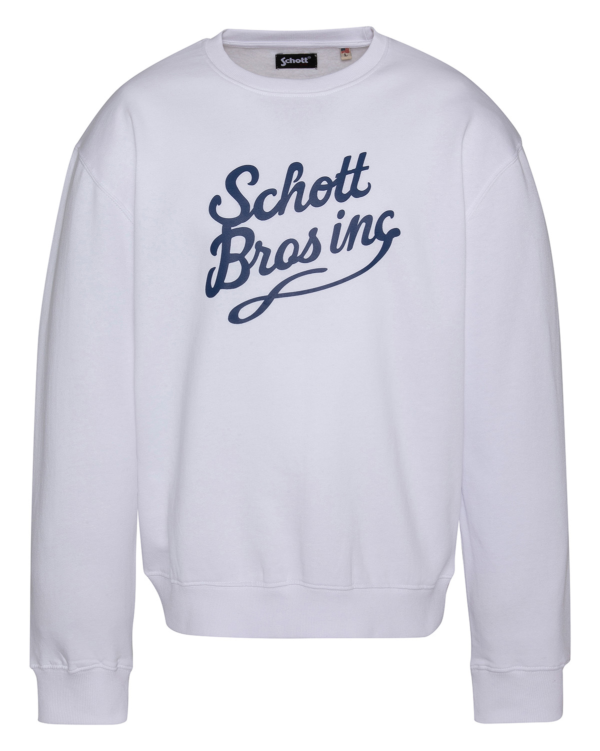 Sweatshirt imprimé col rond, SCHOTT