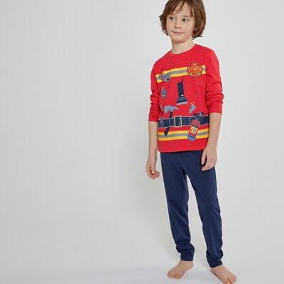 Fireman Dress-Up Pyjamas in Cotton LA REDOUTE COLLECTIONS