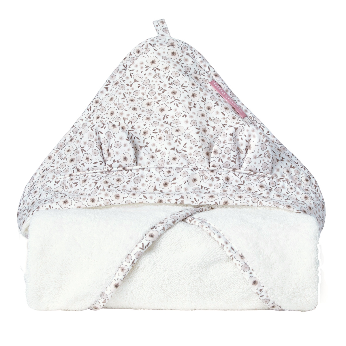 Cape de bain coton bio LILLY, LITTLE CREVETTE