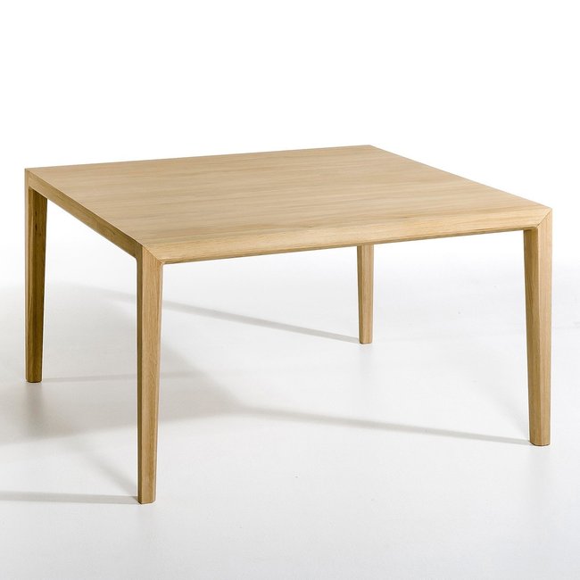 Table carrée, Nizou, design E. Gallina Couleur chêne <span itemprop=