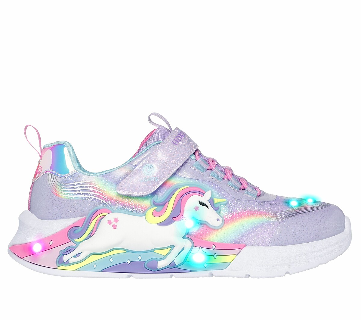 Basket lumineuse Unicorn Chaser, SKECHERS
