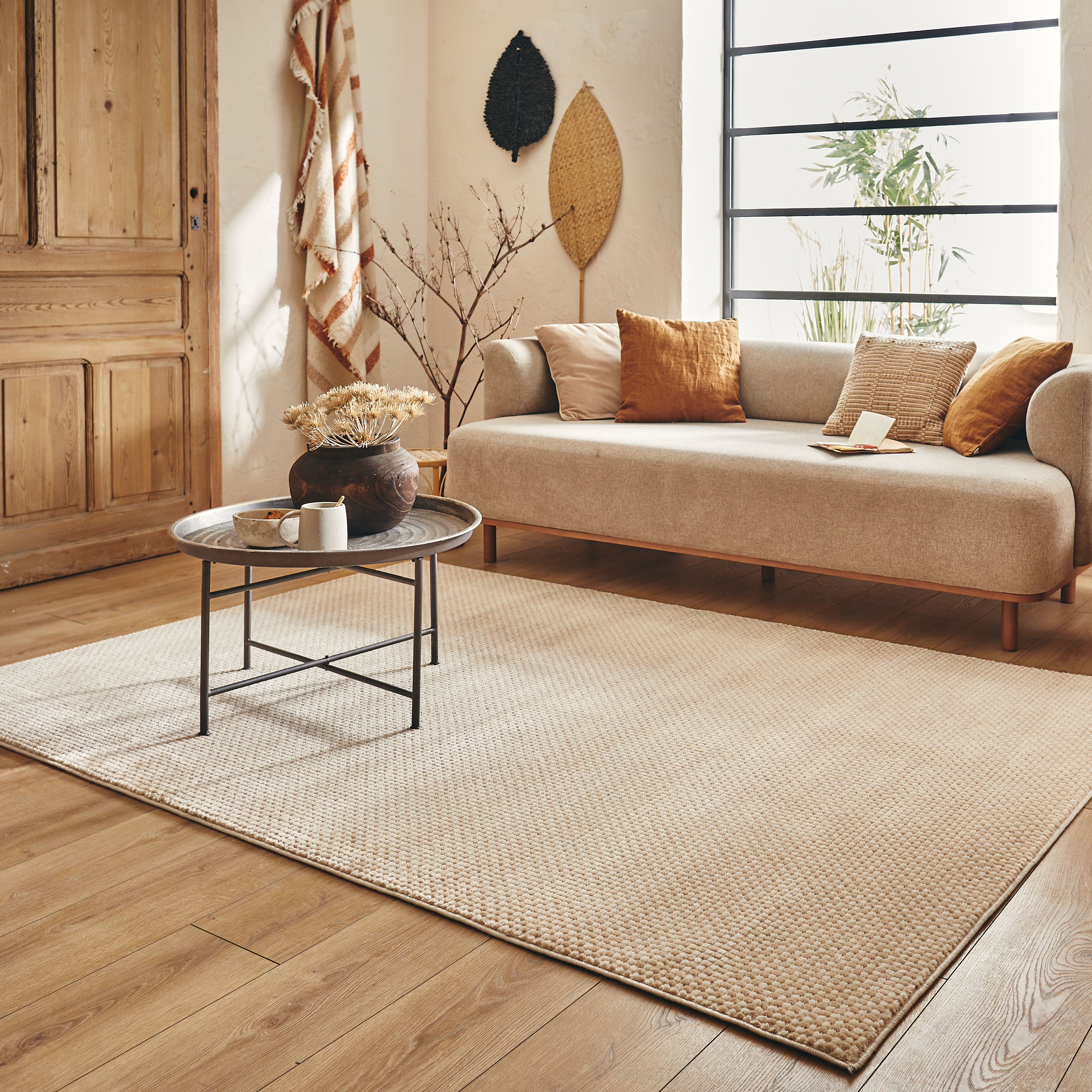 Tapis de salon bicolore BIANCA, NAZAR RUGS