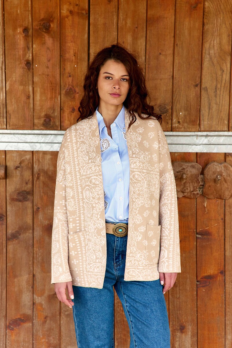 Vest met bandana-print, MODENA, LA PETITE ETOILE