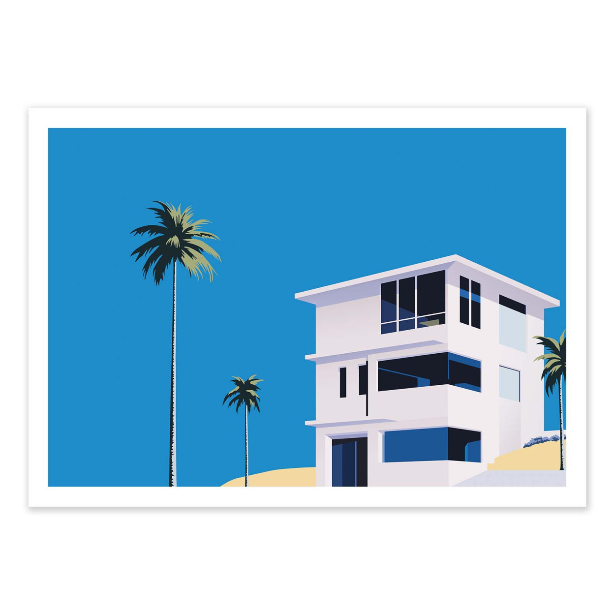 Affiche d'art - Beach House - Vistas Studio, WALL EDITIONS
