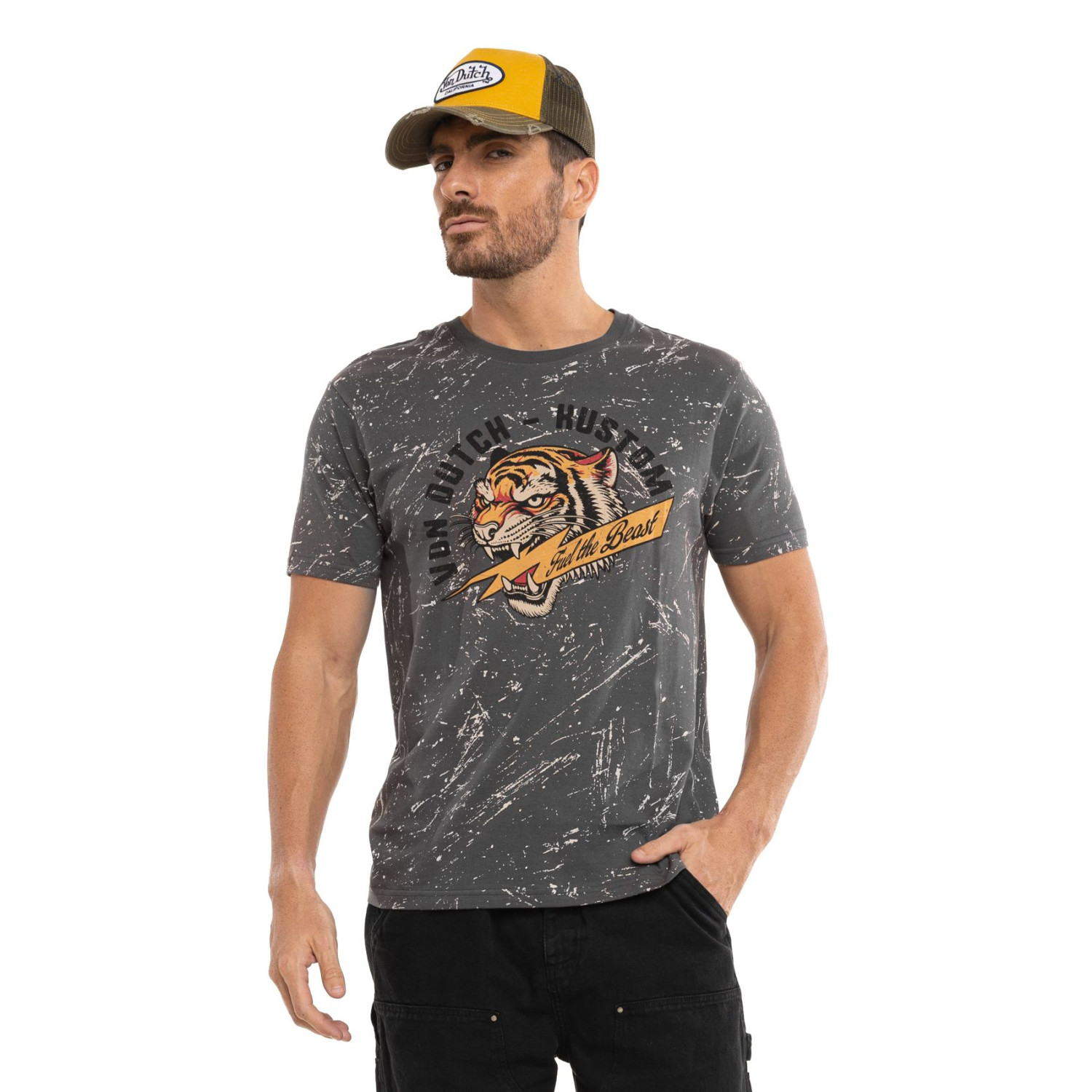 Tee Shirt en coton BEAST, VON DUTCH