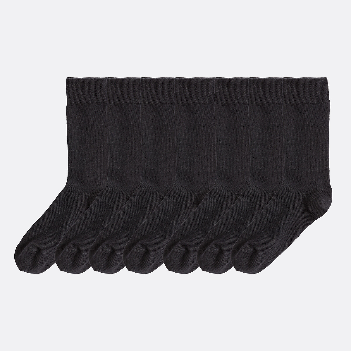 Pack of 7 Pairs of Crew Socks, LA REDOUTE COLLECTIONS