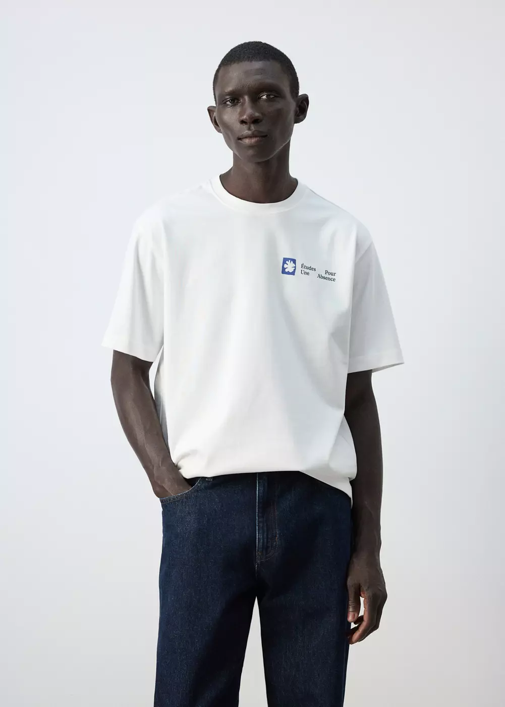T-shirt 100 % coton imprimé, MANGO MAN