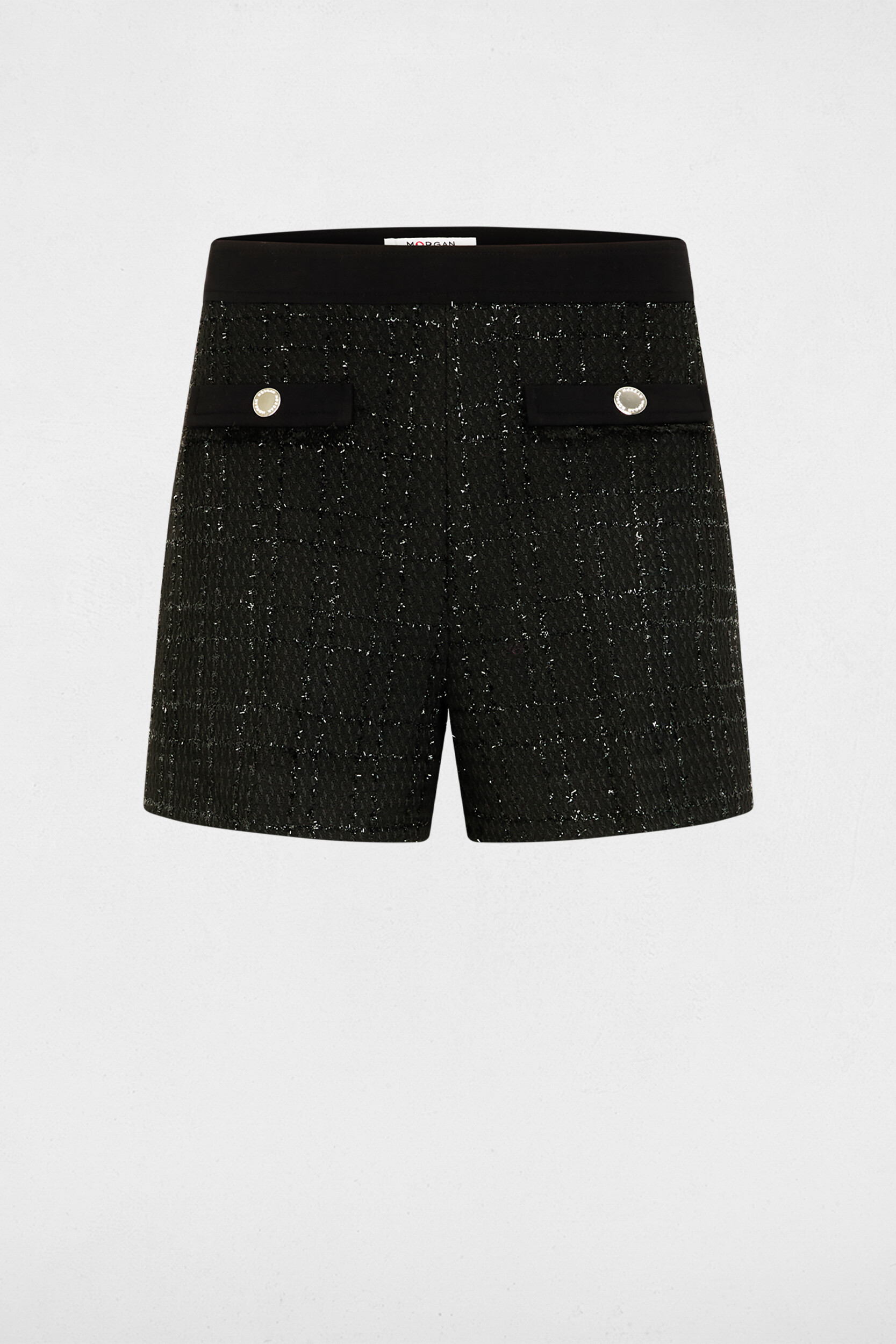 Short ajusté tweed, MORGAN