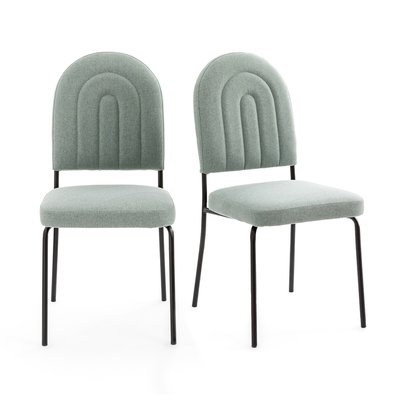 Confezione da 2 sedie tessuto texturé, Rainbow LA REDOUTE INTERIEURS