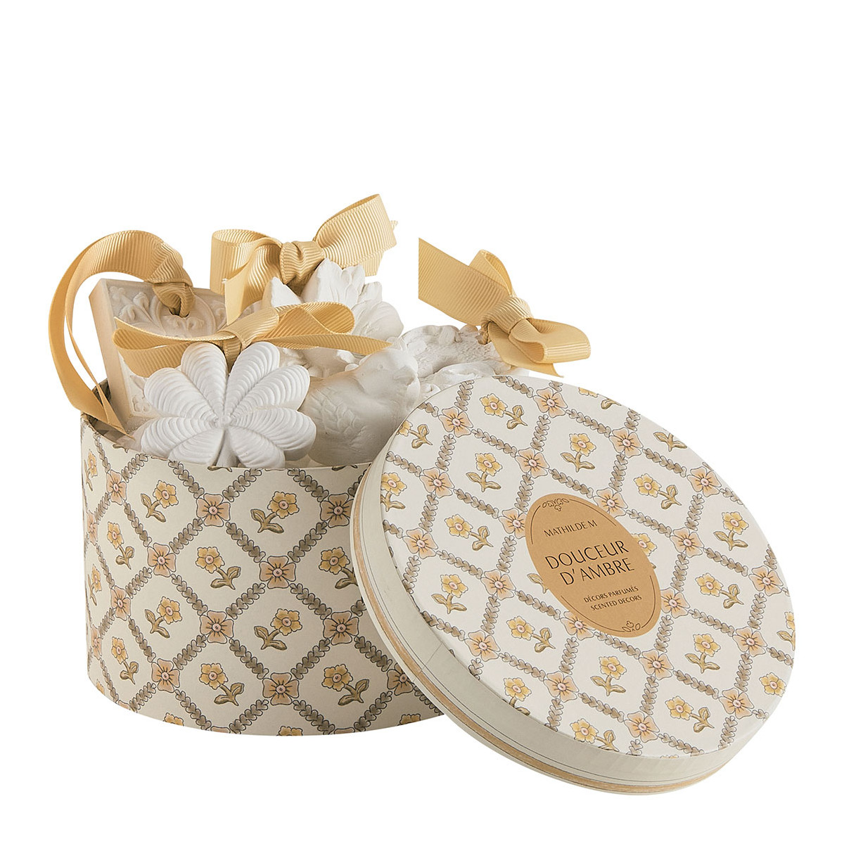 Coffret de 5 décors parfumés - Douceur d'Ambre, MATHILDE M