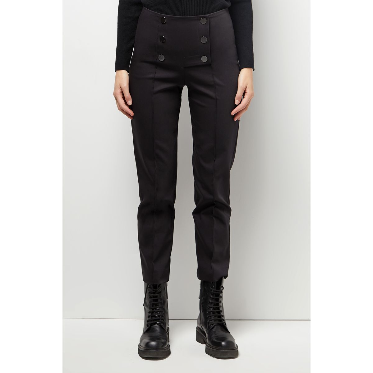 pantalon femme a pont