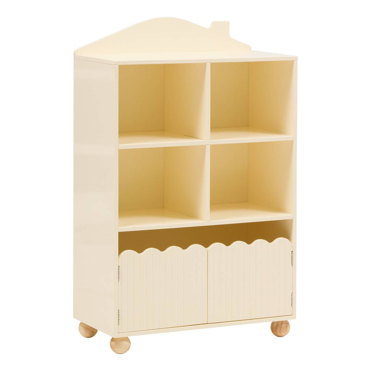 Bibliothèque enfant 2 portes 4 cases BOULI, ATMOSPHERA FOR KIDS