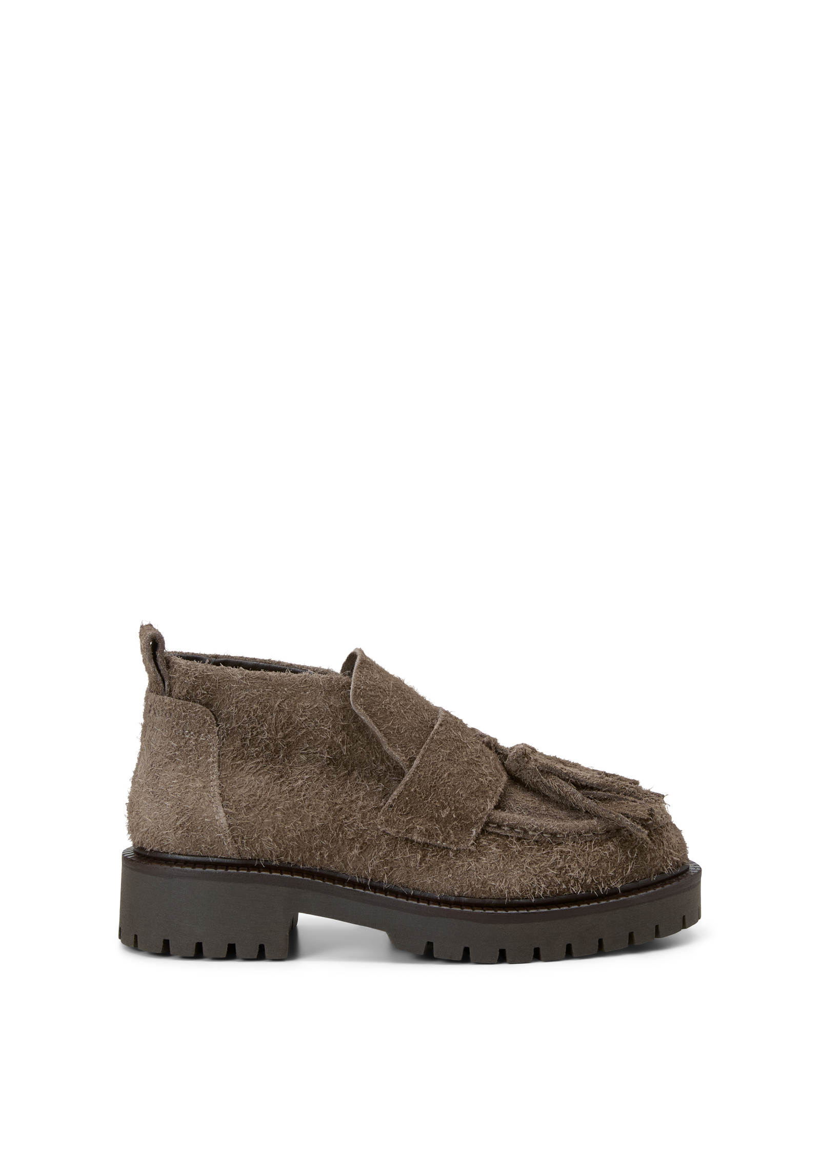 Mocassins à talon court, modèle Erin en cuir velours huilé, MARC O'POLO