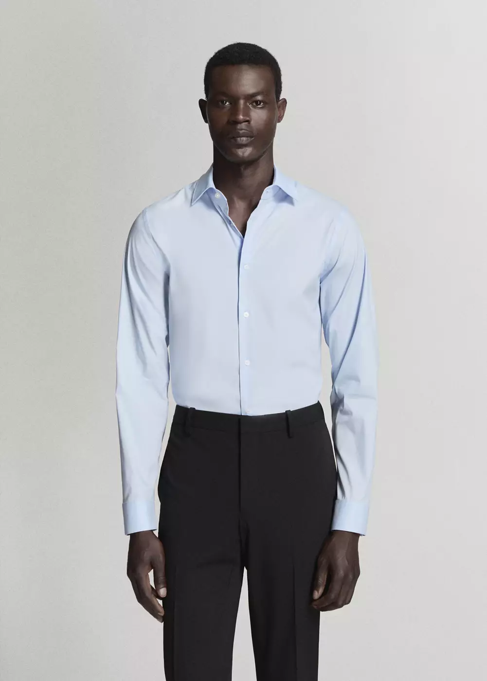 Chemise costume super slim fit coton stretch, MANGO MAN