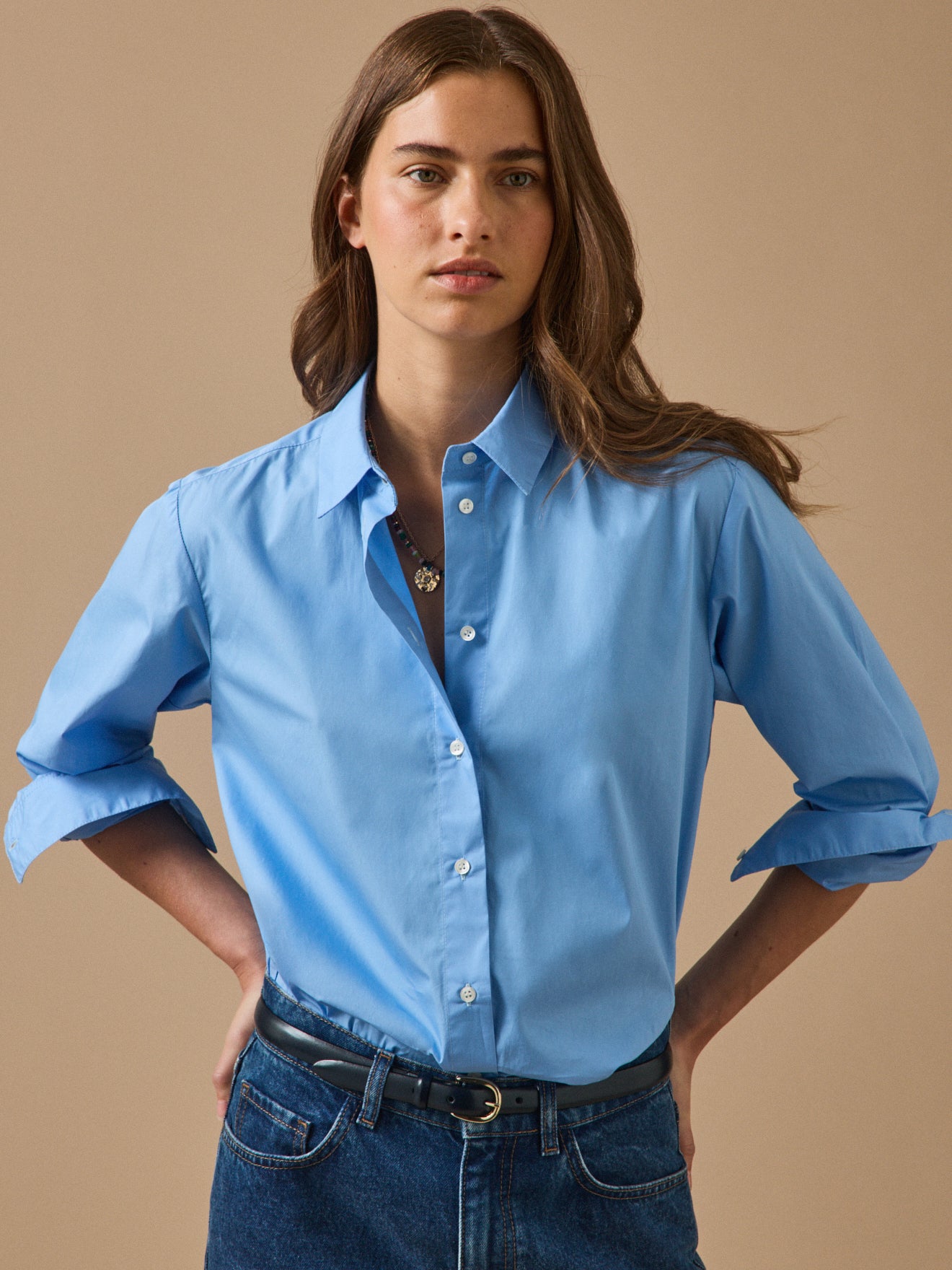 Chemise popeline - Coupe Gaby, CYRILLUS