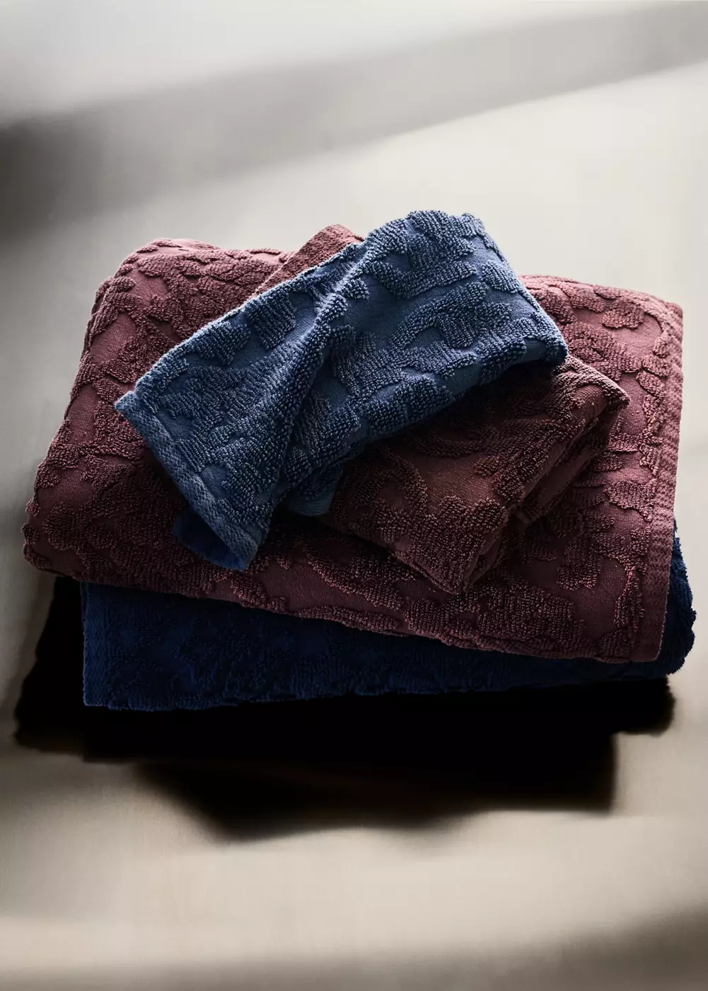 Drap de bain coton jacquard, MANGO HOME