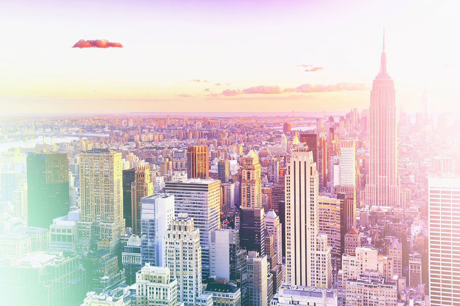 Tableau new york pastel, HEXOA