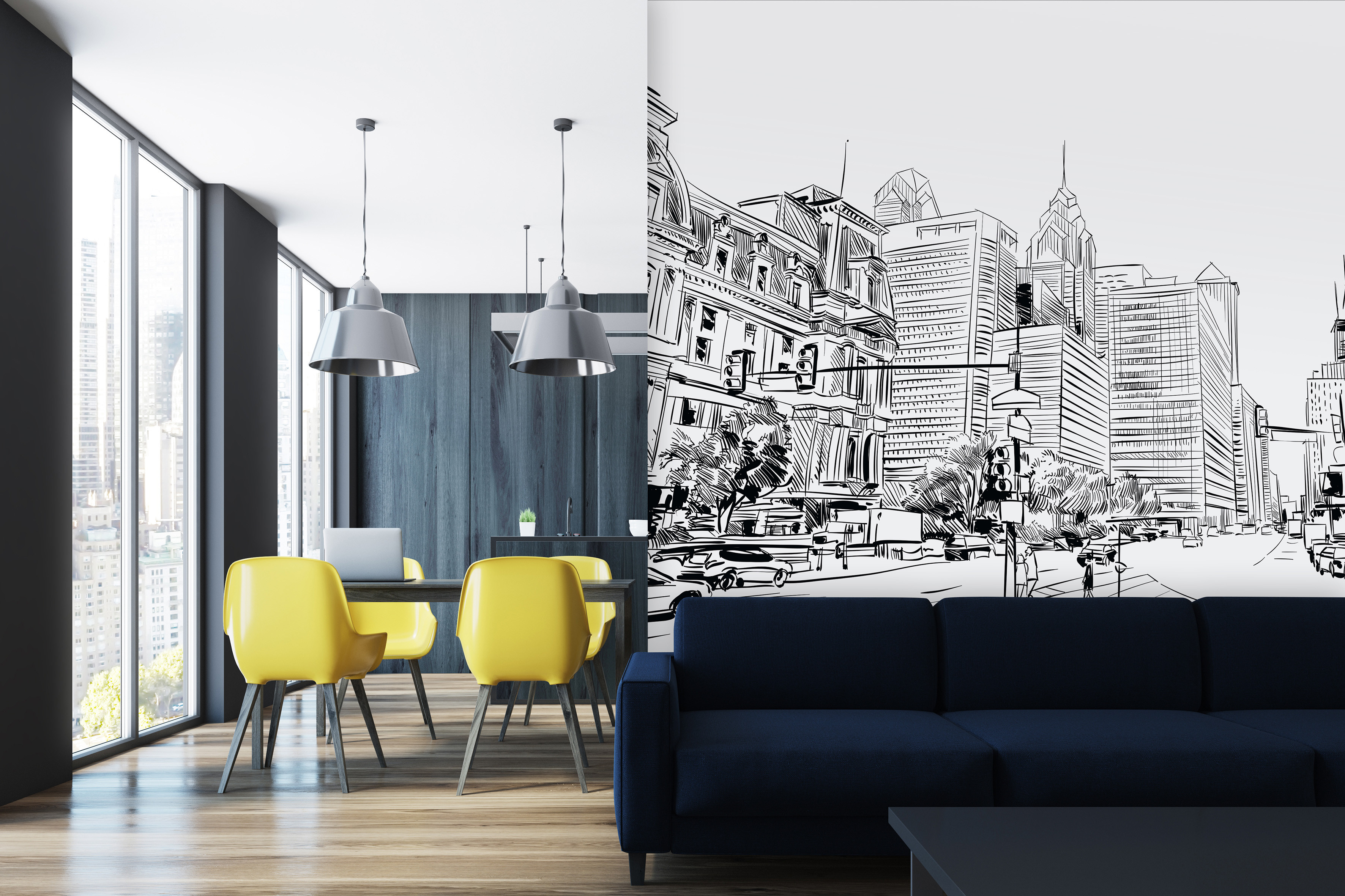 Papier peint panoramique NYC, LE PAPIERS DE NINON
