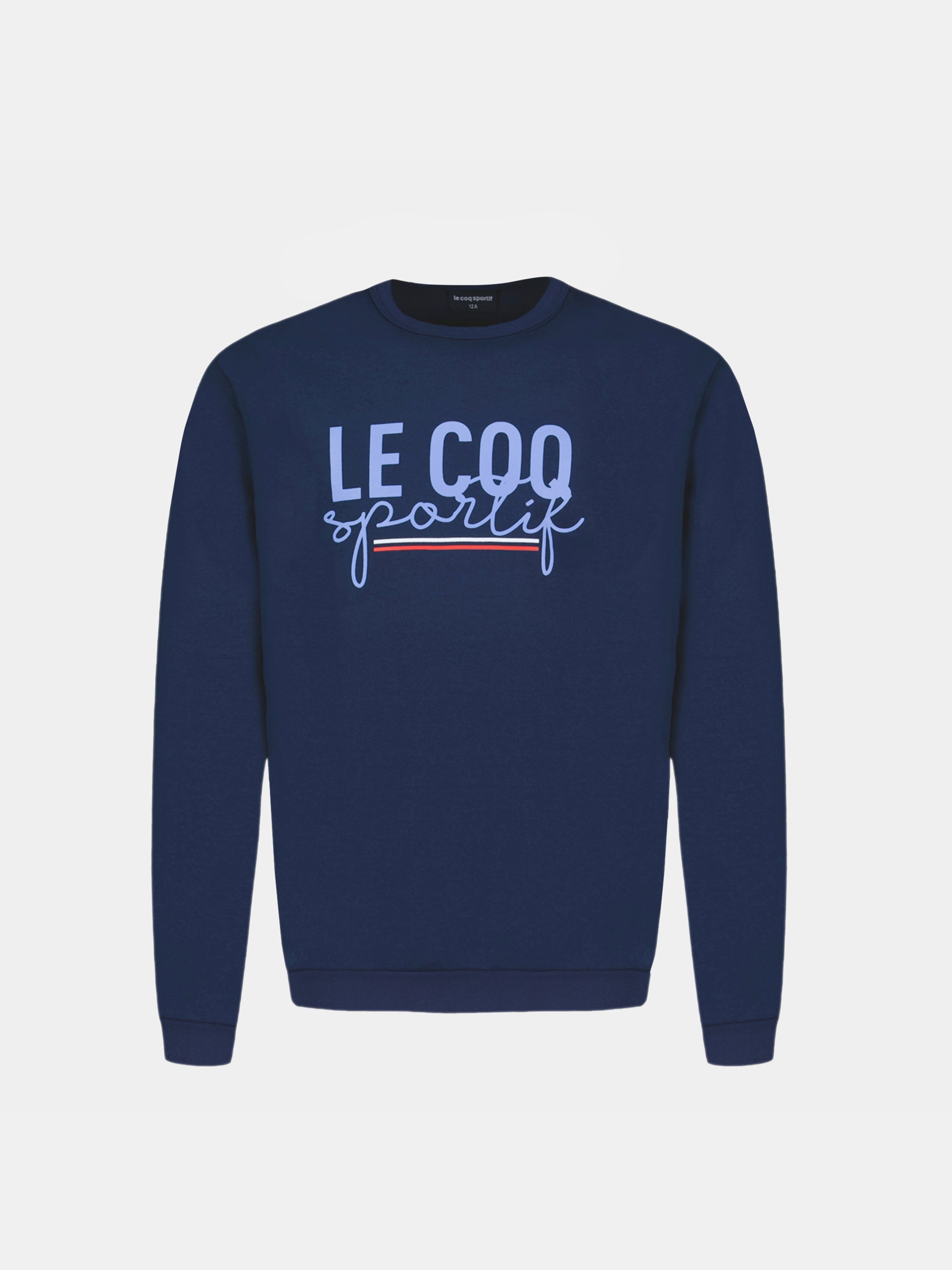 Sweat col rond Tricolore, LE COQ SPORTIF