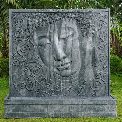 Mur d'eau visage de bouddha WANDA COLLECTION