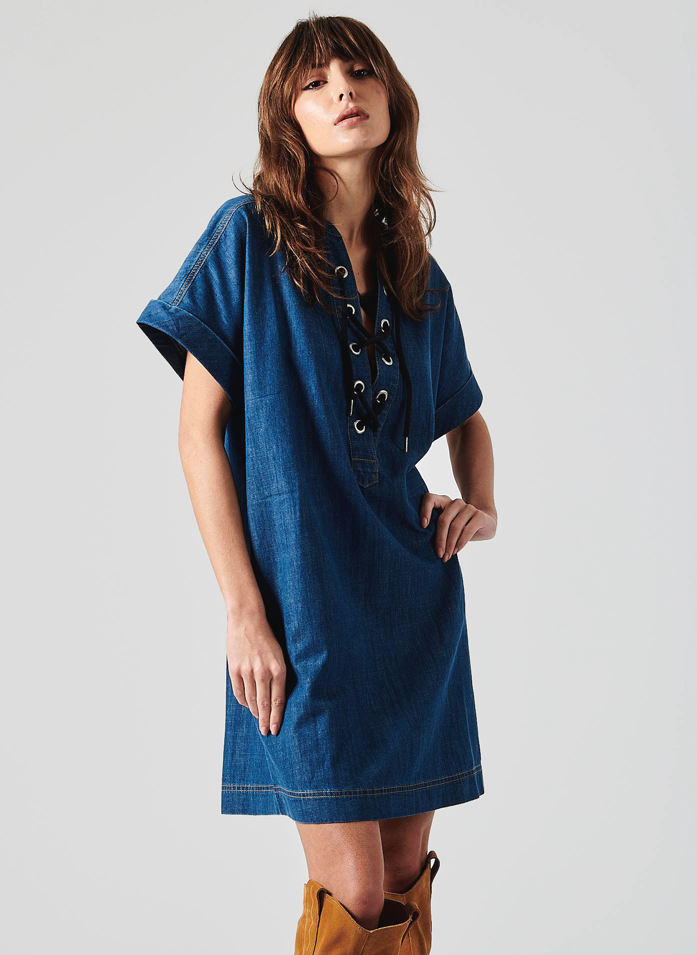 Robe En Jean Coton Vivie