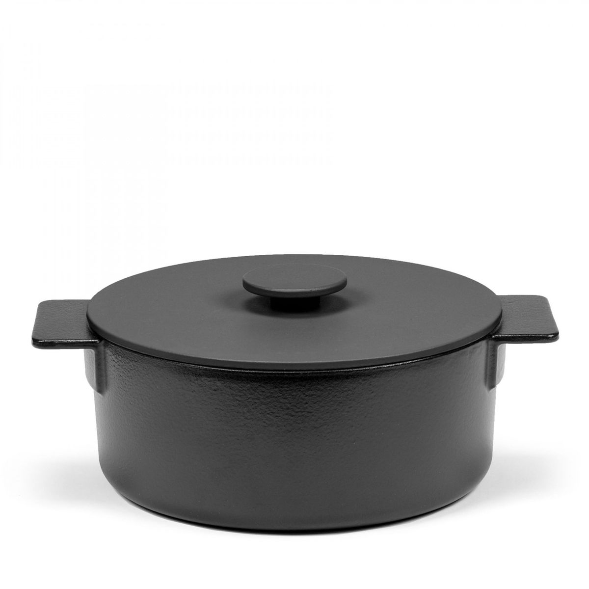 cocotte surface fonte noire d23 cm 3 l tous feux