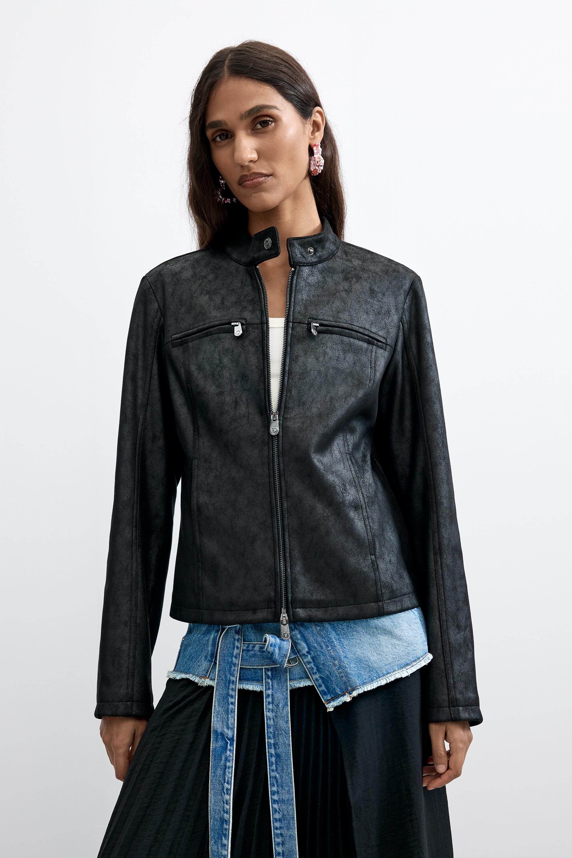Blouson effet cuir, DESIGUAL