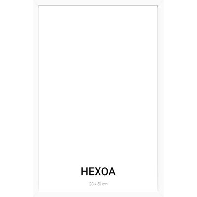 Cadre bois Blanc 20x30cm HEXOA