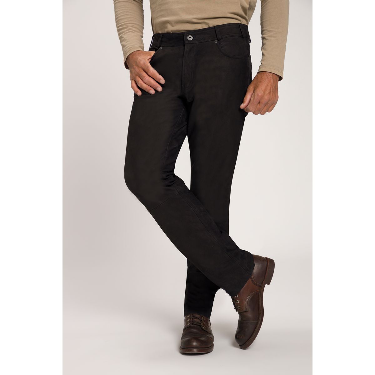 Pantalon cuir la redoute hot sale