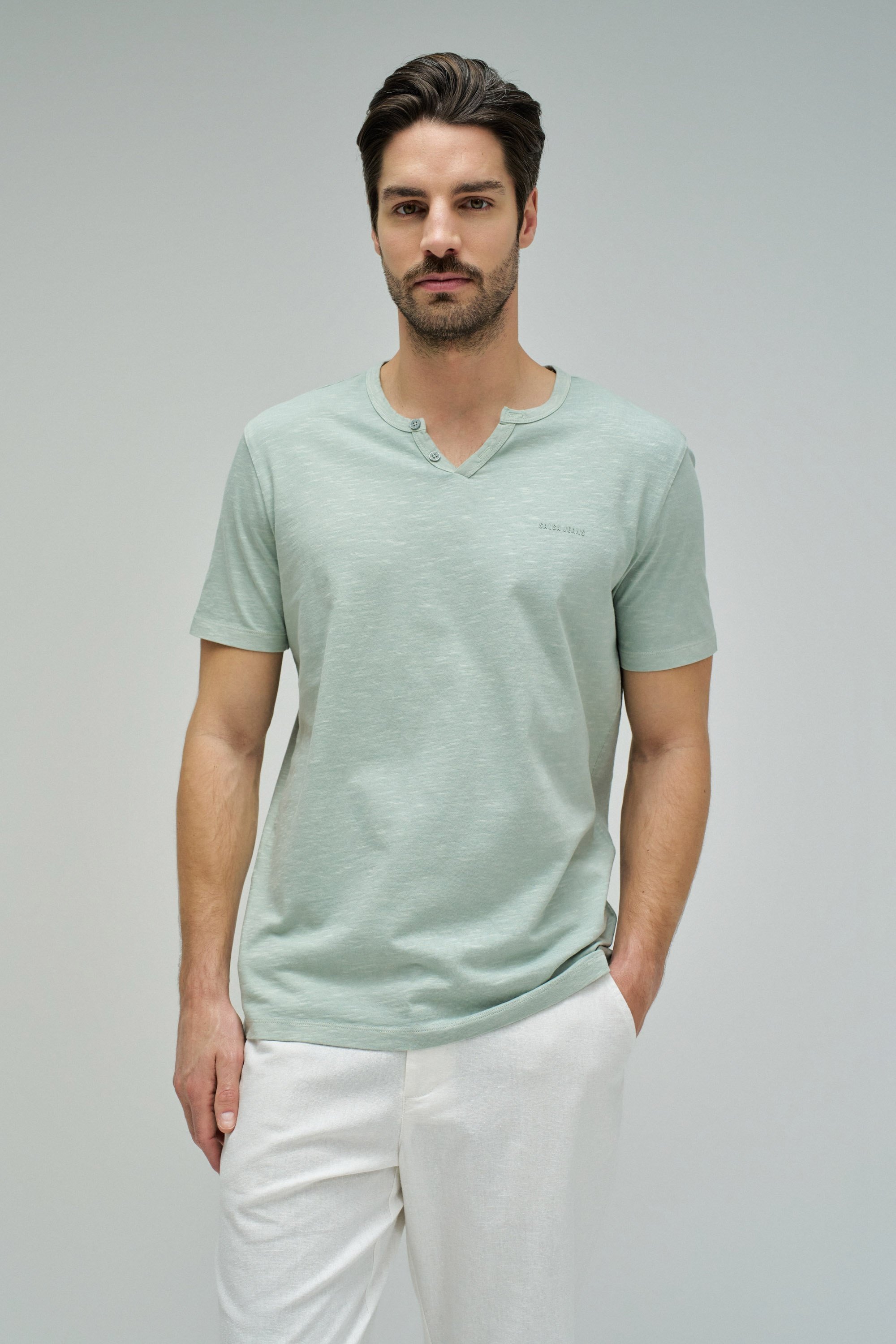 T-SHIRT AVEC BRANDING, SALSA JEANS