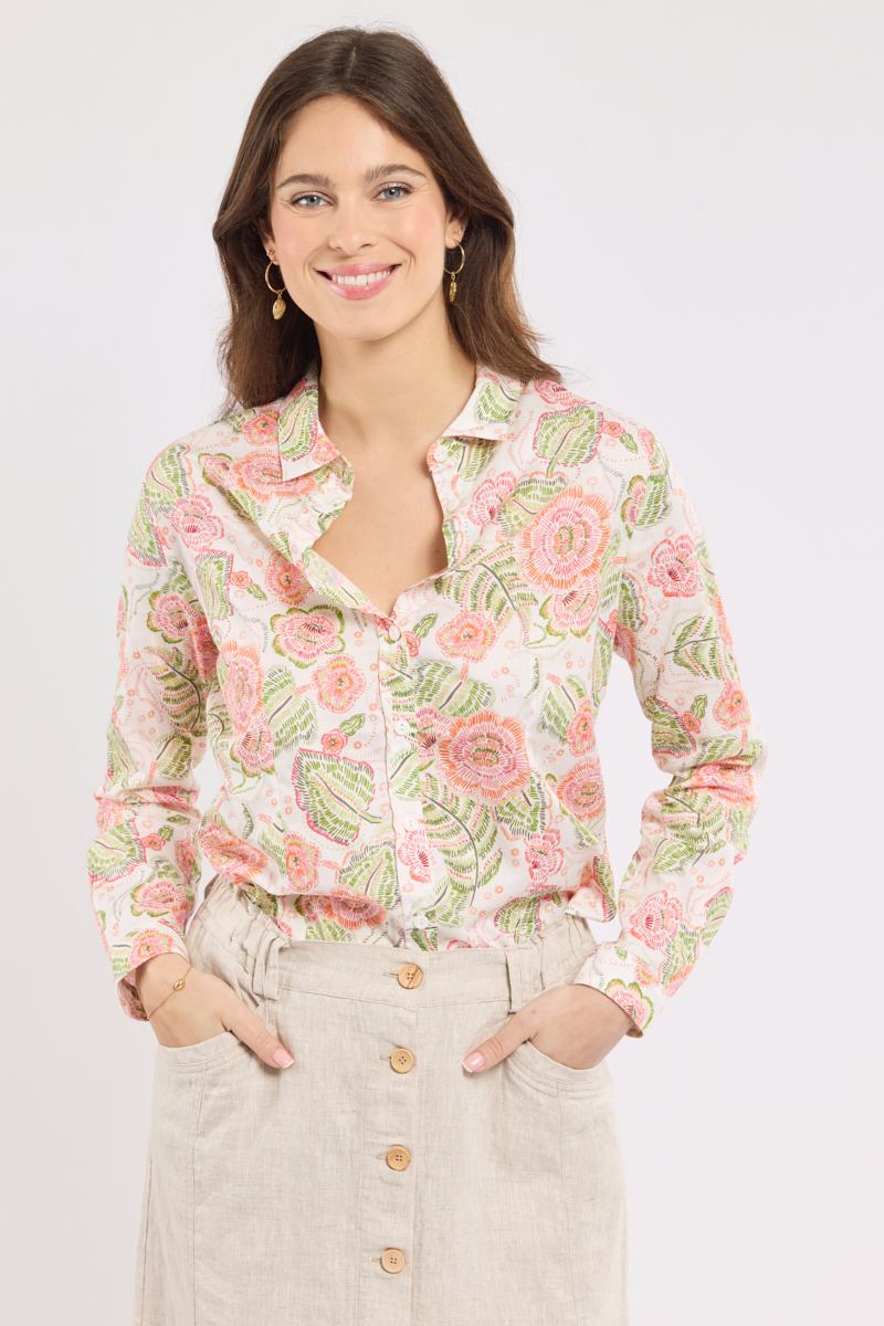 Chemise imprimée - coton, ARMOR-LUX
