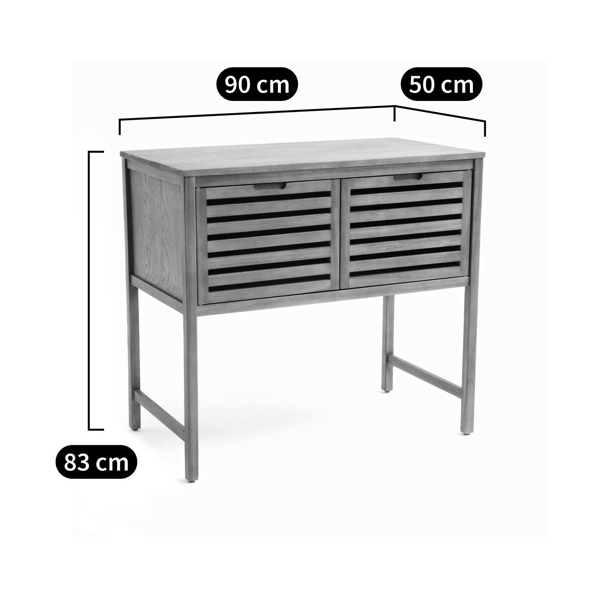 Haumea Acacia Bathroom Vanity Unit L90cm | Stylish Storage