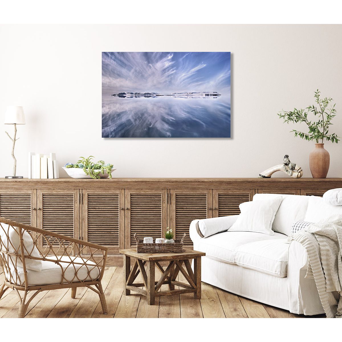 Tableau Paysage Une Journee En Arctique Hexoa La Redoute