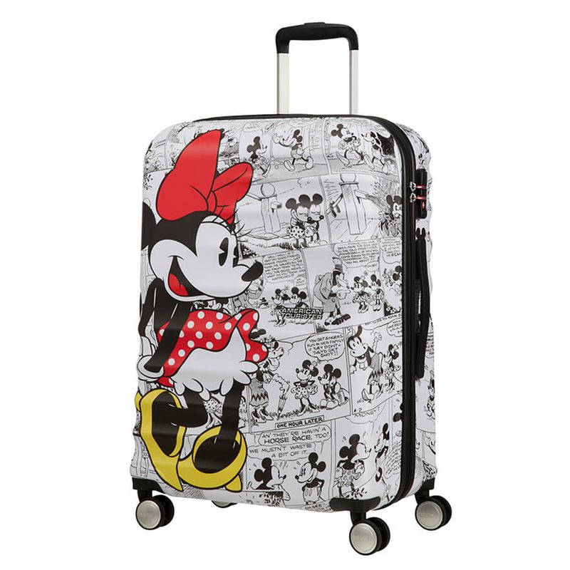 Valise 4 Roues 67cm Wavebreaker Disney Minnie Comics White American Tourister La Redoute