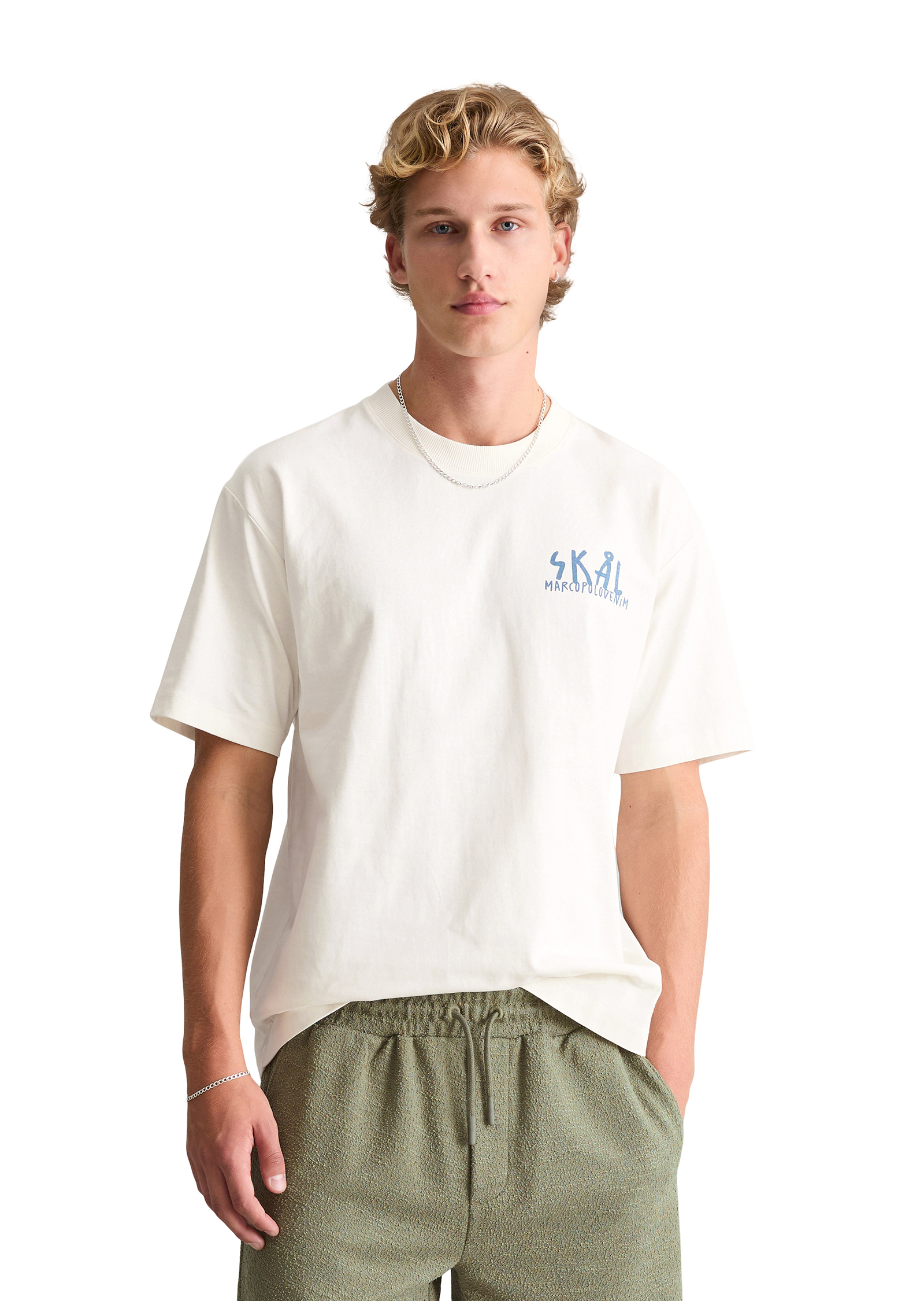 T-shirt ample avec impression dans le dos, MARC O’POLO DENIM